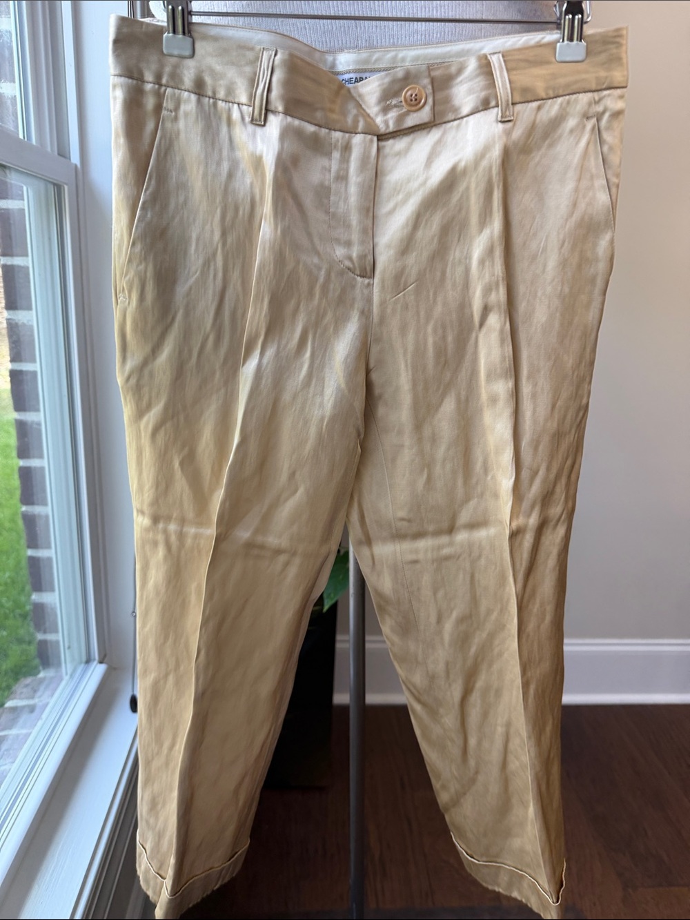 Moschino Light Beige Cropped Capris